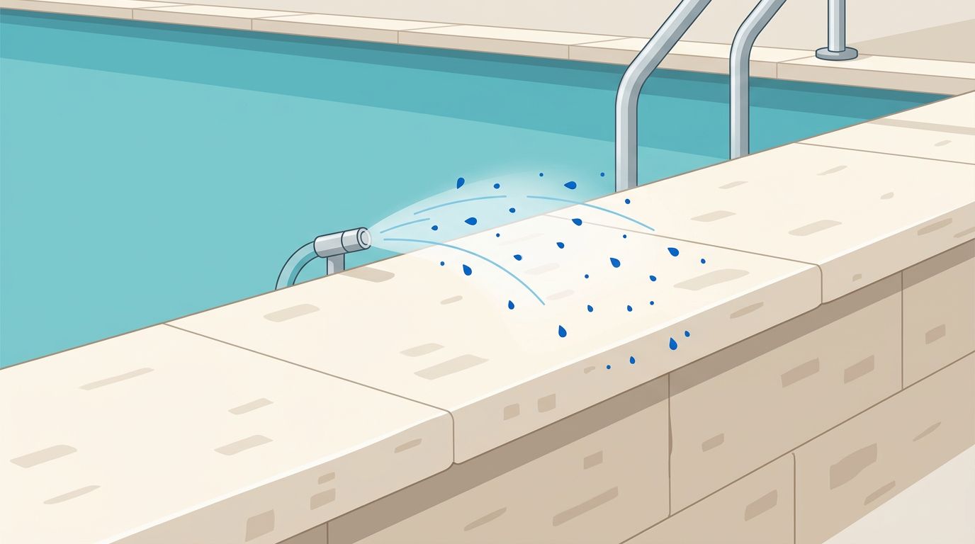 Pressure Washing Travertine Pool Coping: Safe or Risky?