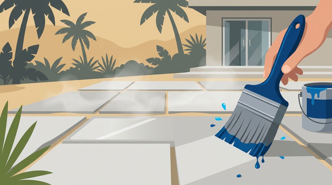 Why Sticky Paver Sealer Happens in Florida Humidity