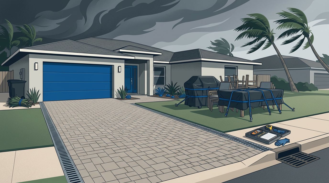 Paver Driveway Hurricane Preparation for Florida Homes