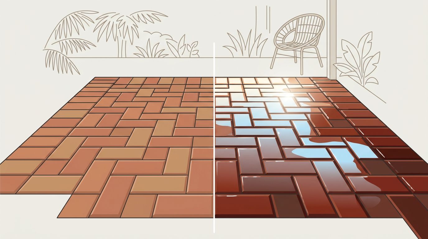 Paver Sealer Florida: Matte vs Wet-Look Finish