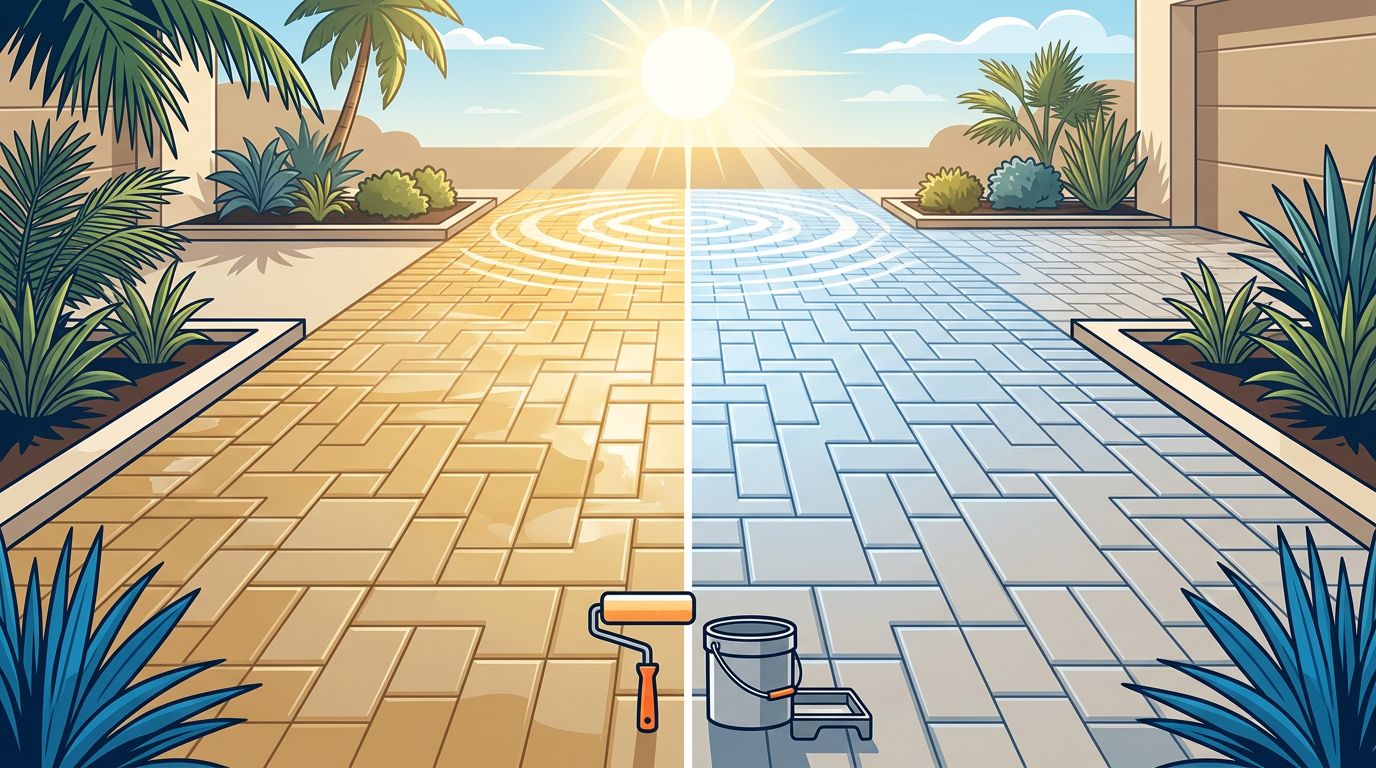 Yellow Paver Sealer: Why It Turns Yellow in Florida Sun