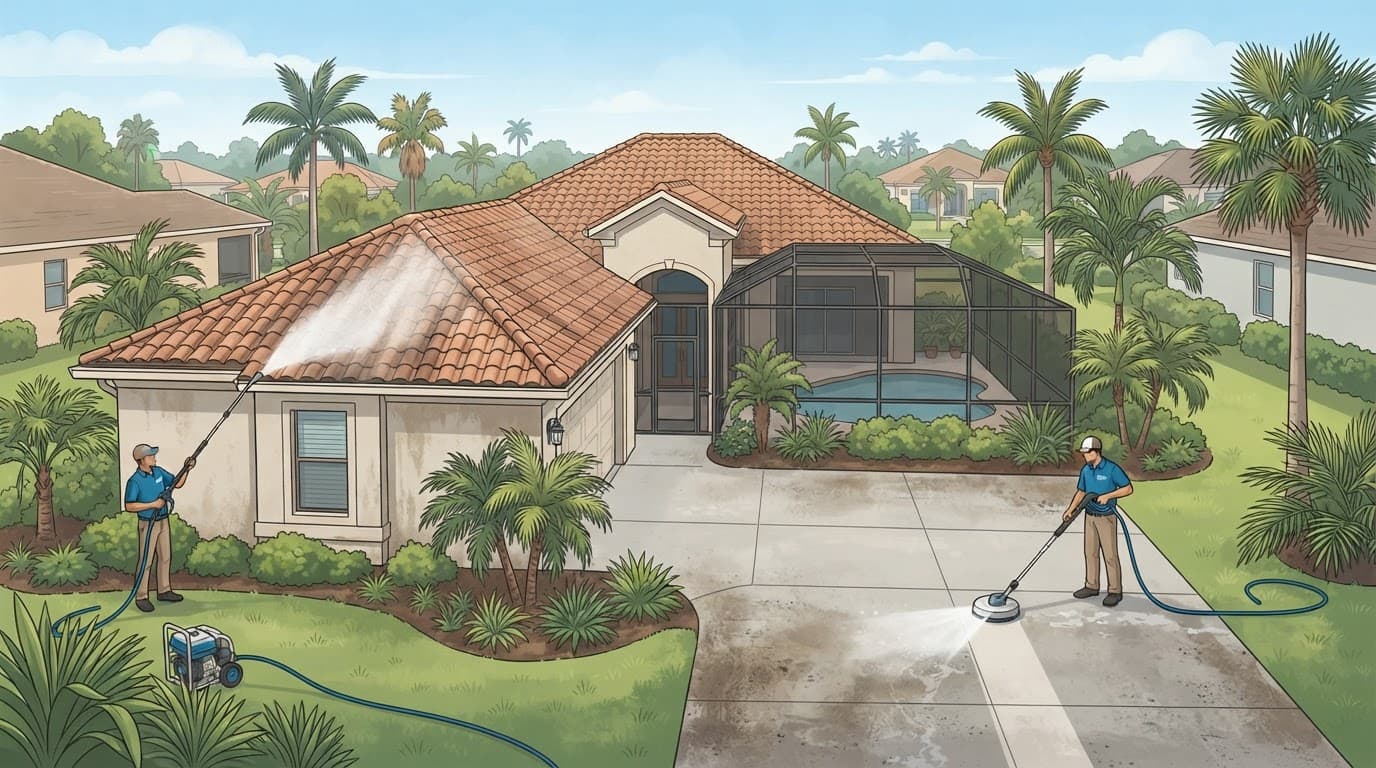 Florida exterior cleaning method comparison