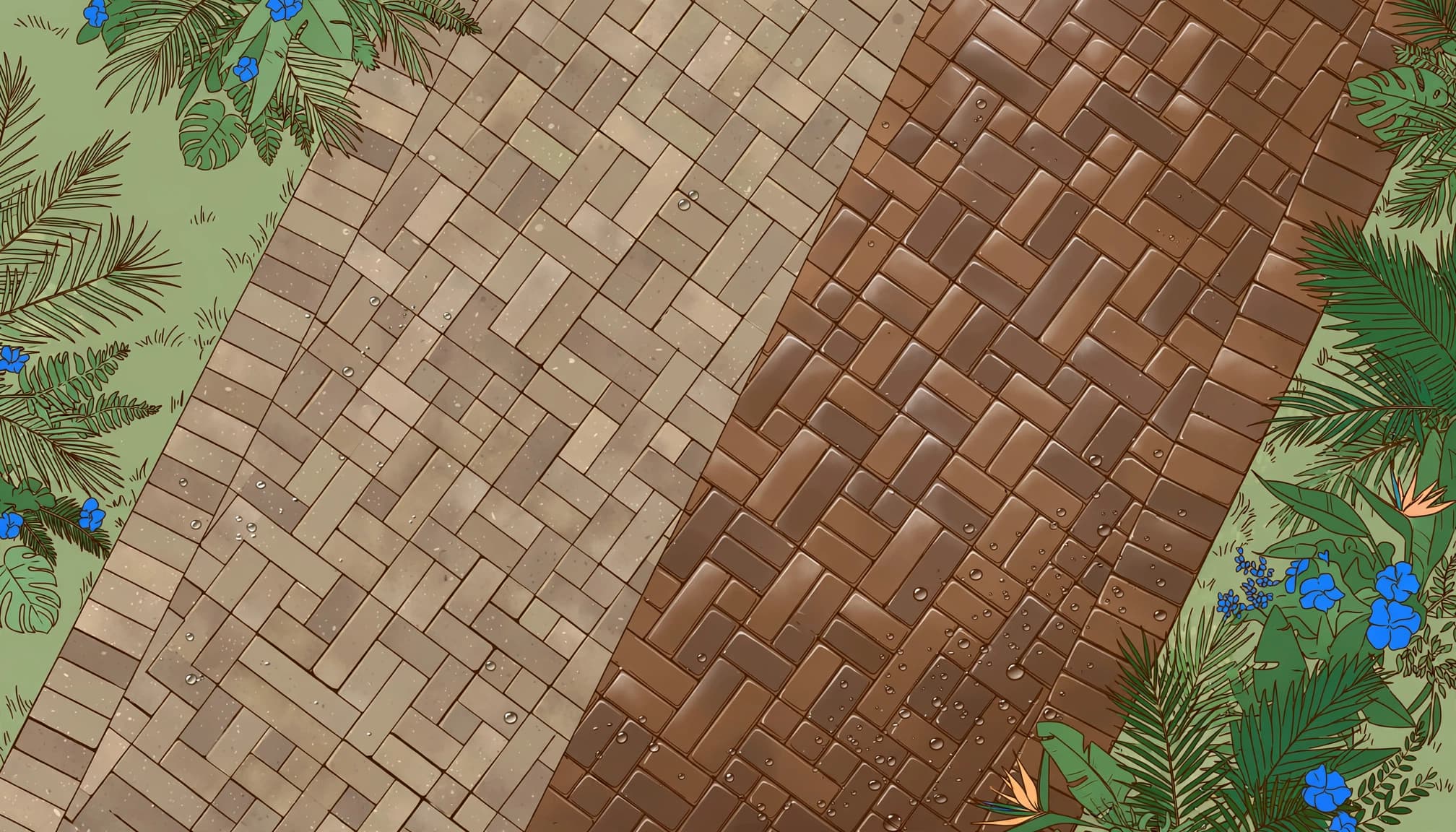 A breathable paver sealer can preserve a natural finish or enhance brick color, depending on the product.