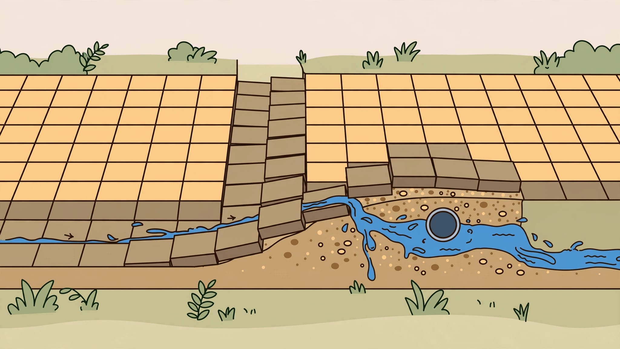 paver shifting