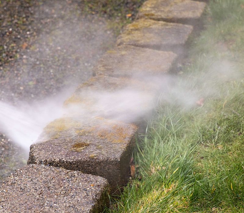 pressure washing professional washing concrete