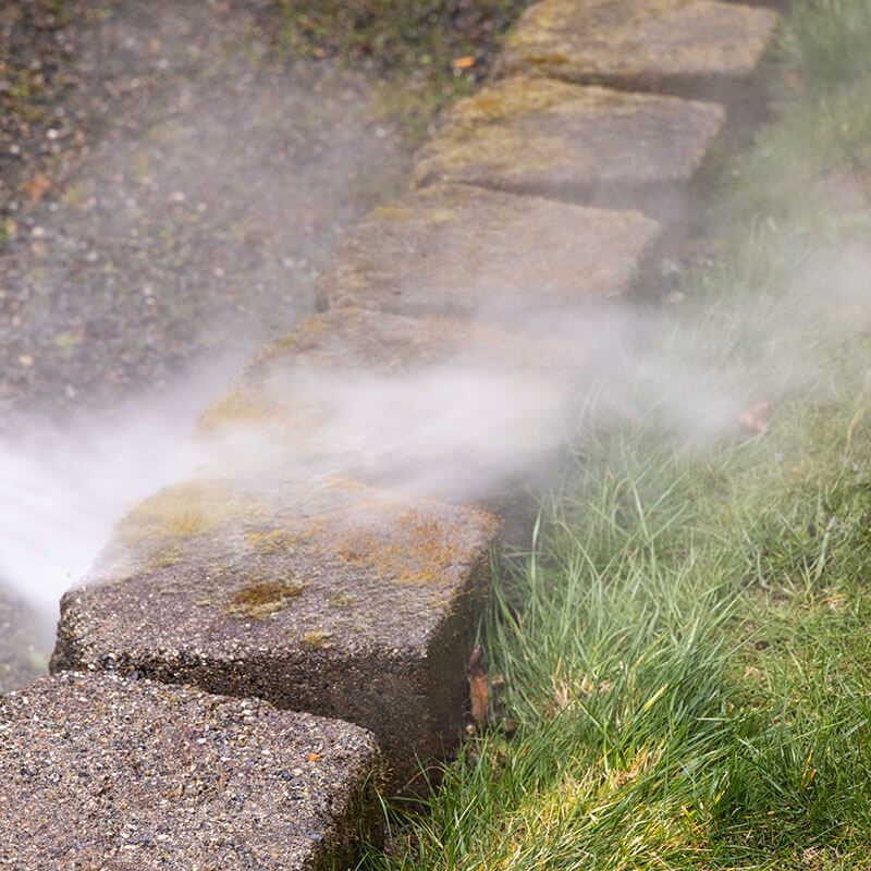 pressure washing professional washing concrete