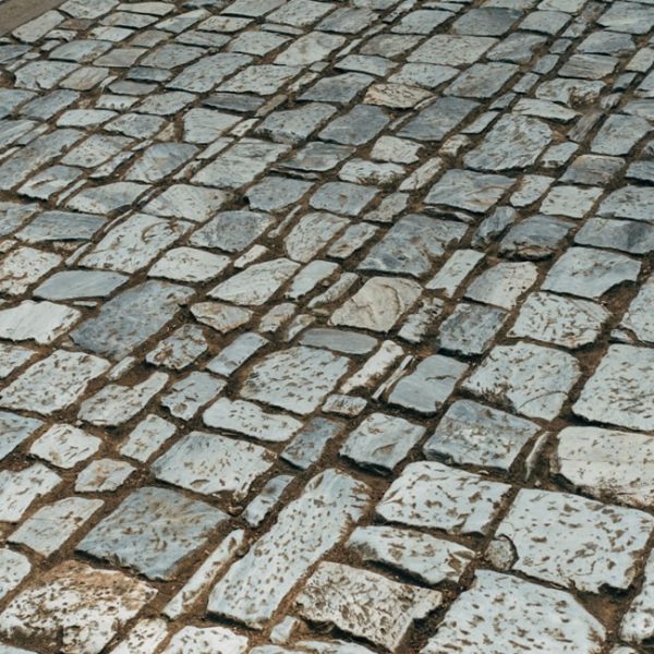 dirty brick pavers